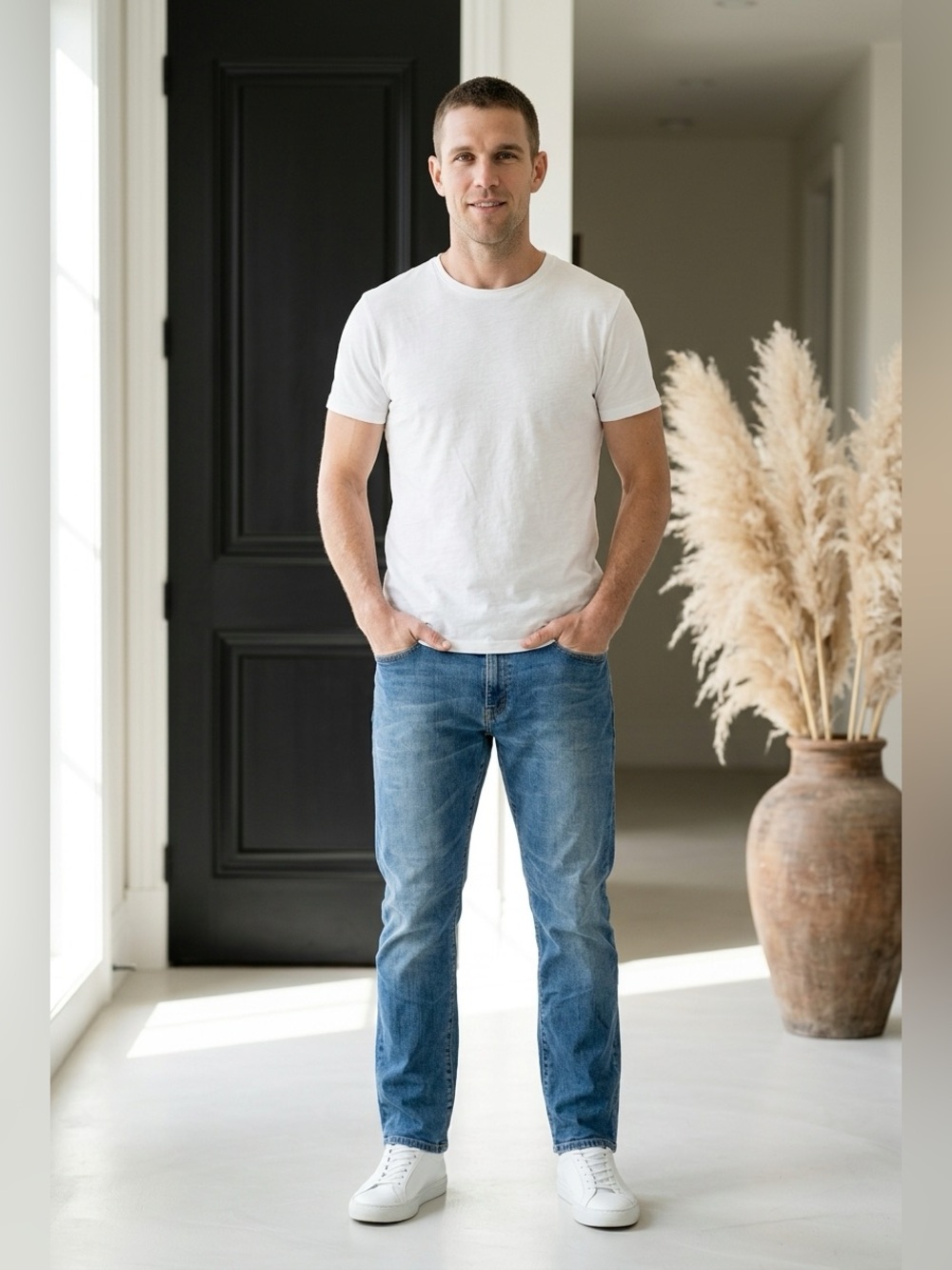 Levi 569 Mens Relaxed Straight Jenas Size 36 (Waist & Length Has Been Adjusted)